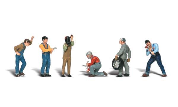 Train Mechanics Model Railroad Woodland Scenic People A 1859 HO 7