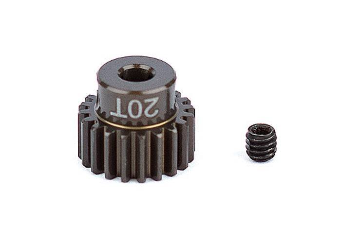 Associated 1338 FT Aluminum 20T 48P Pinion Gear 1/8" Shaft RC10 - PowerHobby