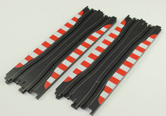 AFX 9" Racing Stripes Squeeze Straight HO Scale Track 2pcs #70604 - PowerHobby