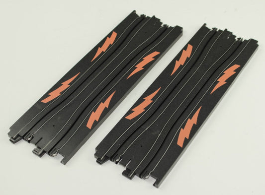 AFX 9" Lightning Squeeze Straight HO Scale Track 2pcs #70604 - PowerHobby