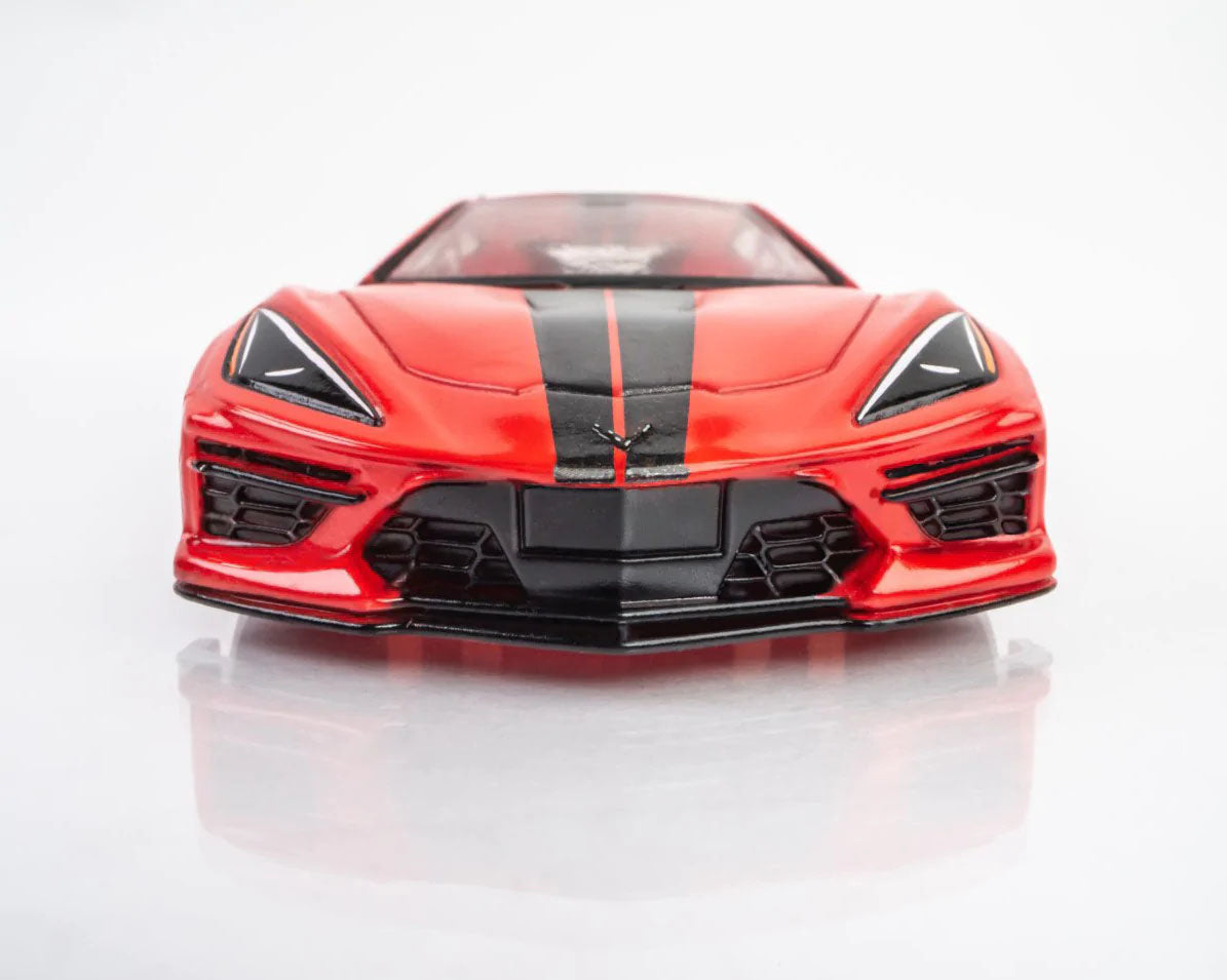 AFX 22011 Corvette C8 Torch Red Mega G+ HO Slot Car AFX22011 MegaG Plus - PowerHobby
