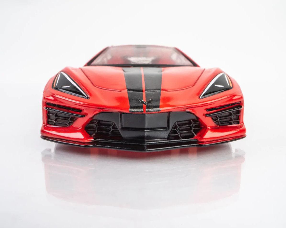 AFX 22011 Corvette C8 Torch Red Mega G+ HO Slot Car AFX22011 MegaG Plus - PowerHobby