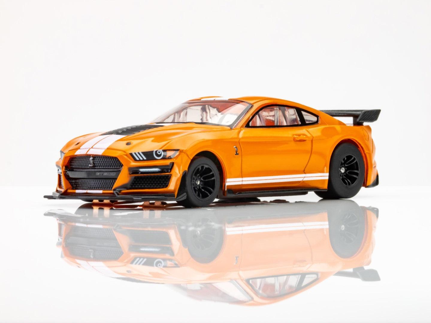 AFX 22069 Ford Mustang GT500 Twister Orange HO Scale Slot Car MegaG Plus - PowerHobby