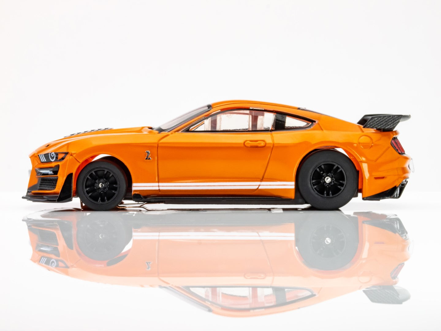 AFX 22069 Ford Mustang GT500 Twister Orange HO Scale Slot Car MegaG Plus - PowerHobby