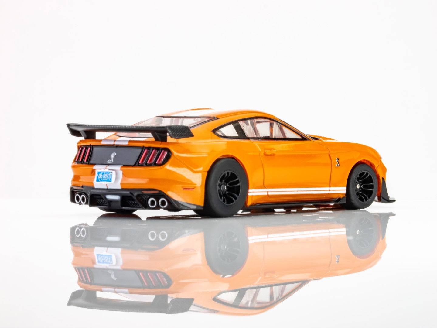 AFX 22069 Ford Mustang GT500 Twister Orange HO Scale Slot Car MegaG Plus - PowerHobby
