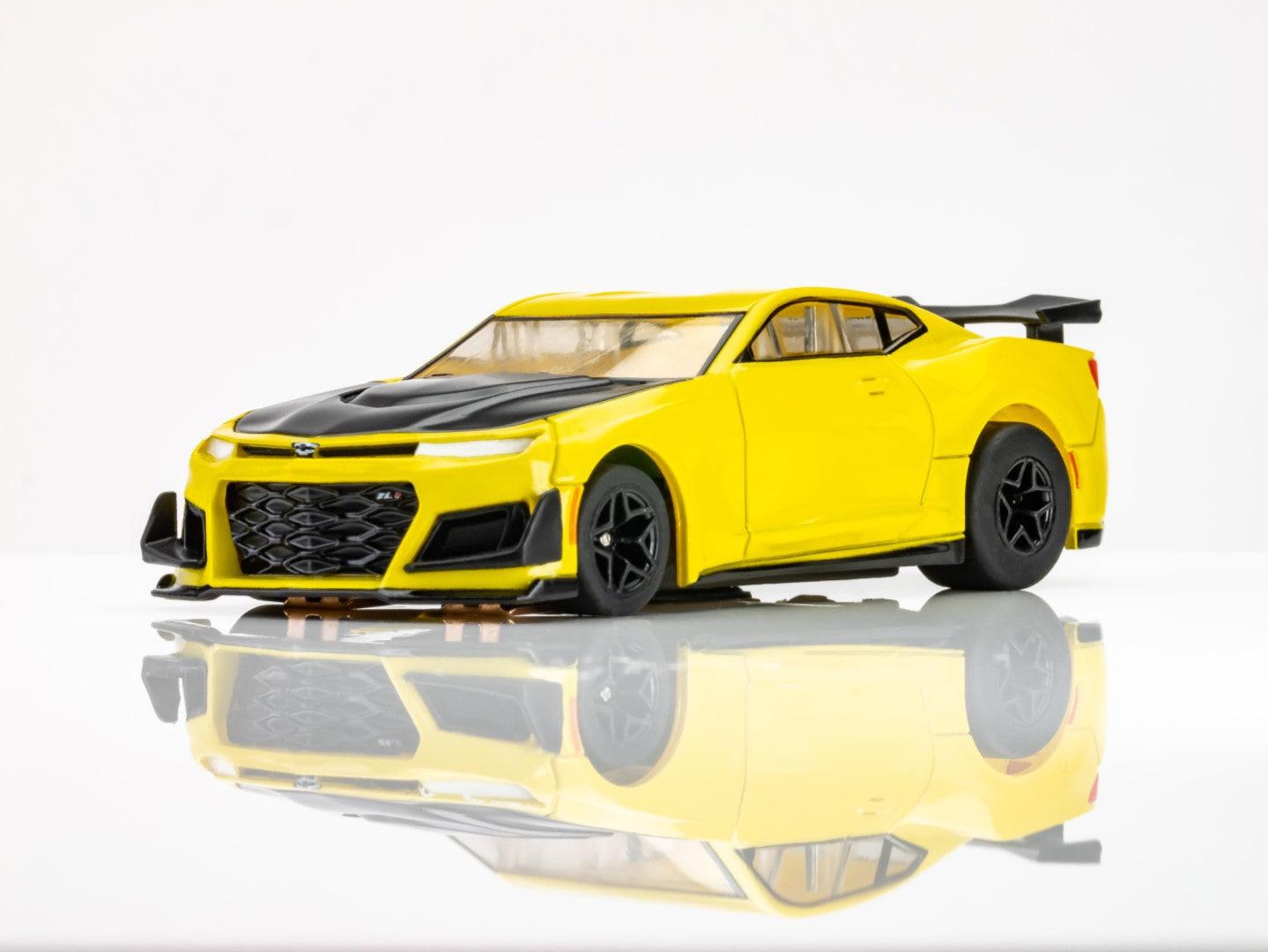 AFX 2021 Chevy Camaro 1LE Shock Yellow HO Scale Slot Car 22075 AFX22075 - PowerHobby