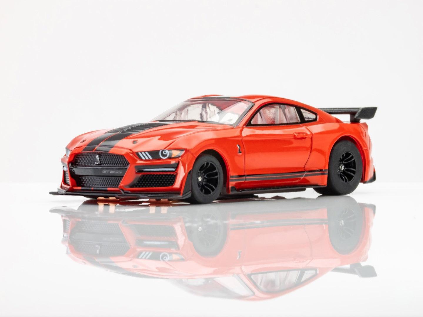 AFX Ford Mustang GT500 Red Chevy Camaro ZL1 Yellow HO Slot Car 22077 22075 - PowerHobby