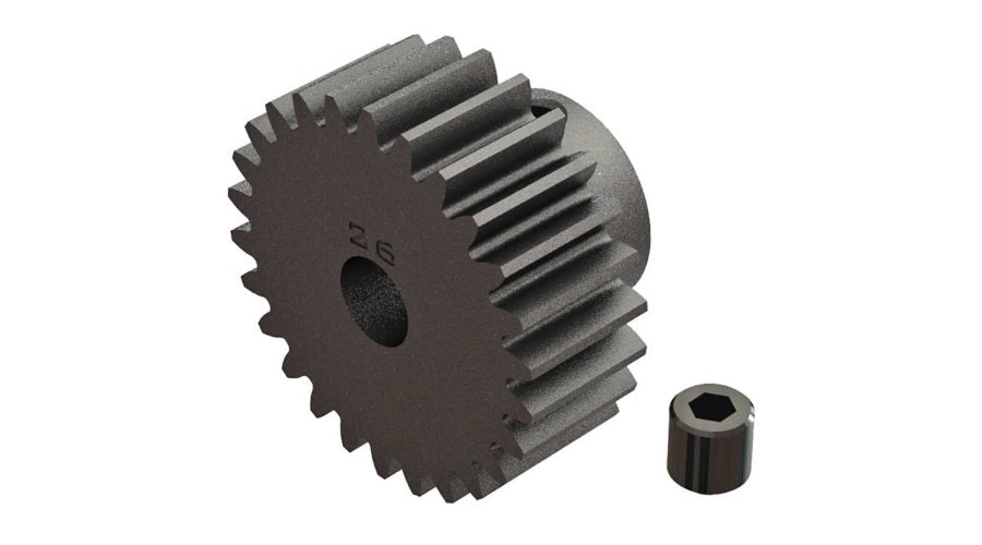 Arrma AR310877 Pinion Gear 26T 0.8 Mod 4x4 BLX 3S - PowerHobby