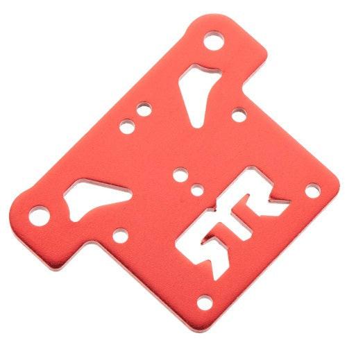 ARRMA Top Plate Aluminum Silver/Blue Typhon Kraton Notorious Mojave Felony 6S - PowerHobby