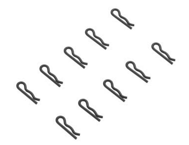 Arrma AR320209 Body Clip Small Fury Granite Raider Vorteks Nero 6S Nero Fazon - PowerHobby