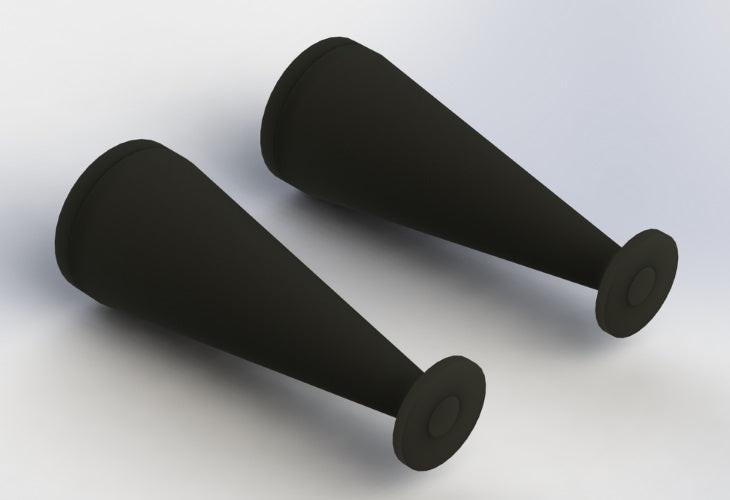 Arrma AR330342 Rubber Shock Boot 40MM Black (2) Nero 6S Nero Fazon Nero Big Rock - PowerHobby