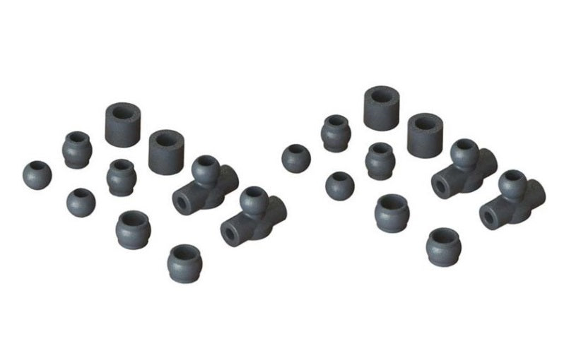 Arrma Composite Ball Set 6S Mojave Typhon Talion Infraction Limitless Kraton - PowerHobby