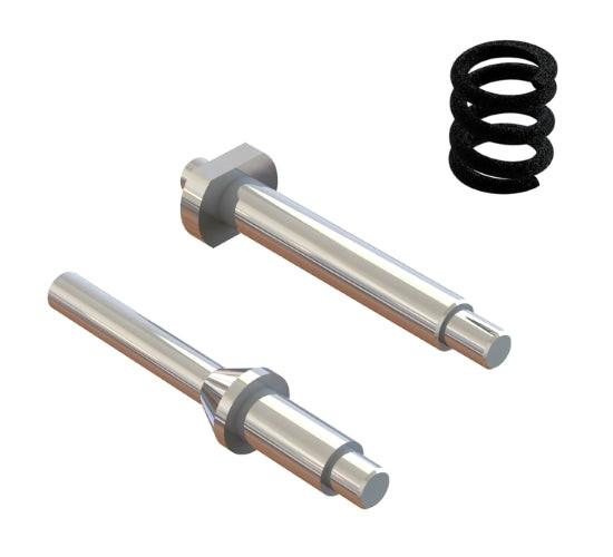 ARRMA ARA320651: Set Di 4 Montanti Servocomando In Alluminio Grigio/argento Per Una Connessione Solida