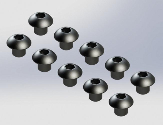 Arrma Button Head Hex Machine Screw M3X3MM Big Rock Granite Kraton Outcast - PowerHobby