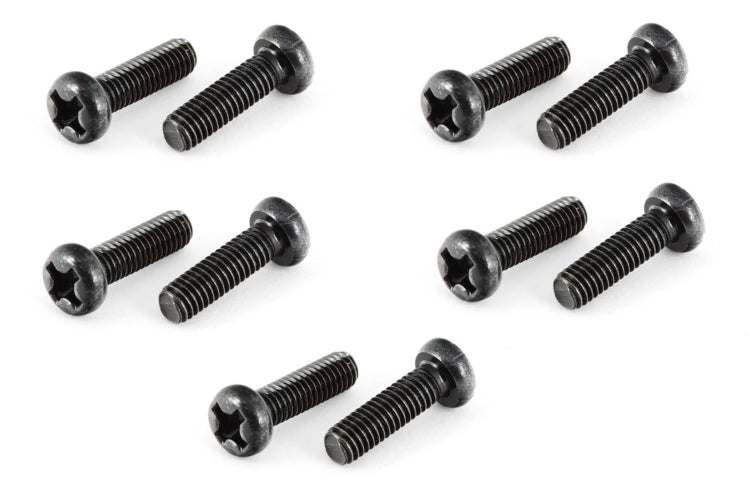 Arrma AR725310 Button Head Cross Machine Screw M3x10mm (10pieces) Fury Granite - PowerHobby