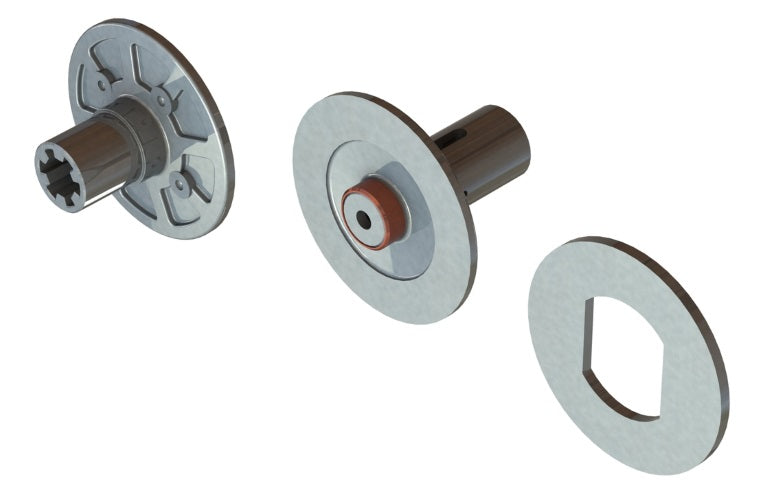 Arrma ARA310946 Slipper Plate & Hub Set Big Rock Granite Kraton Outcast Senton - PowerHobby