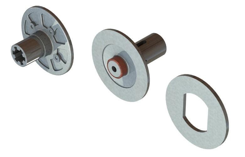 Arrma ARA310946 Slipper Plate & Hub Set Big Rock Granite Kraton Outcast Senton - PowerHobby