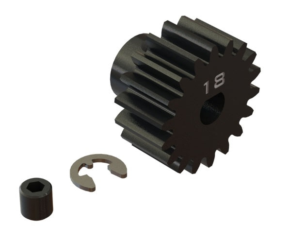 Arrma ARA310965 Pinion Gear 18T HD Mod1 Safe-D5 Kraton 4X4 8S - PowerHobby