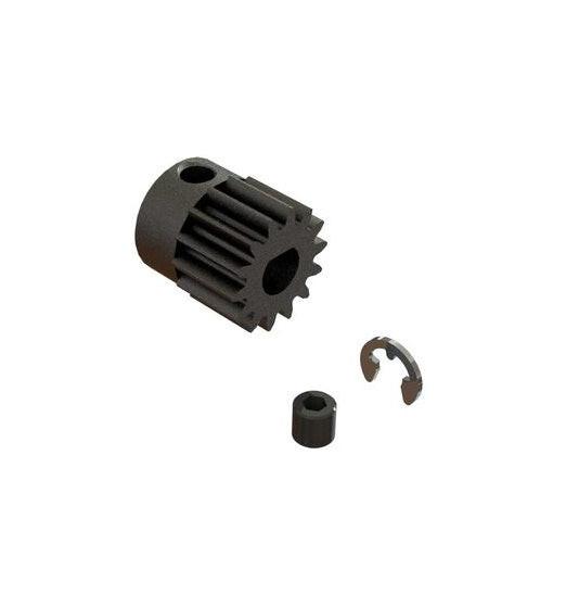 Arrma ARA310998 15T 0.8Mod Safe-D5 Pinion Gear - PowerHobby