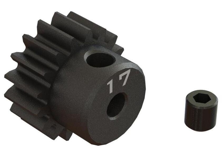 Arrma ARA311079 17T 0.8Mod 1/8" Bore CNC Steel Pinion Gear - PowerHobby