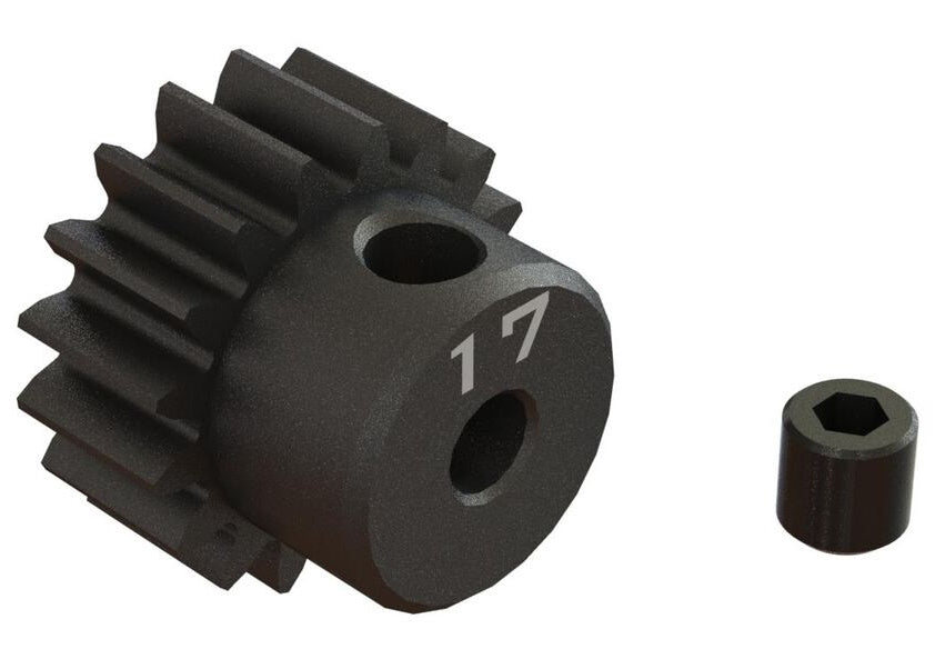 Arrma ARA311079 17T 0.8Mod 1/8" Bore CNC Steel Pinion Gear - PowerHobby