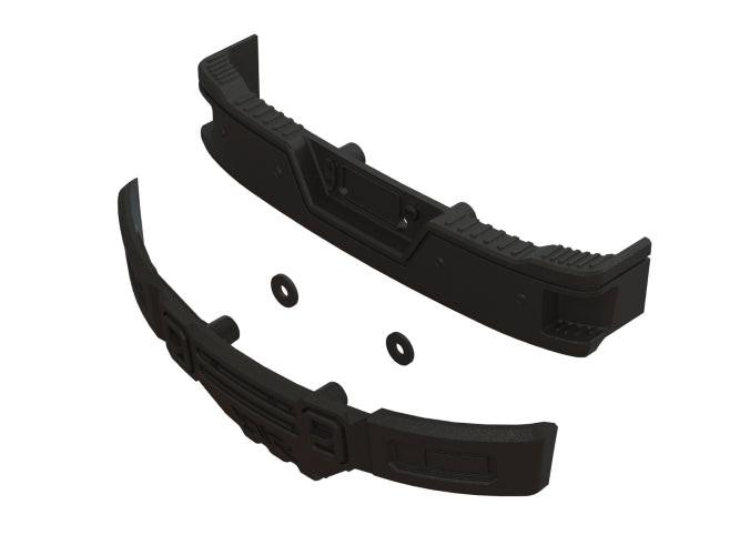 Arrma ARA320460 Bumper Set Black Big Rock - PowerHobby
