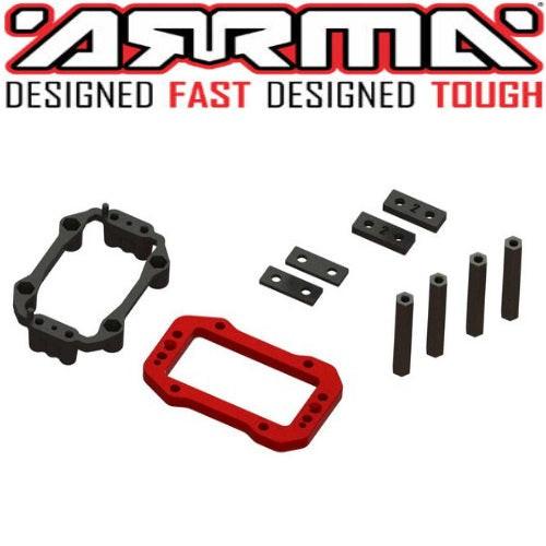Arrma ARA320574 Servo Mount Aluminum Kraton EXB - PowerHobby