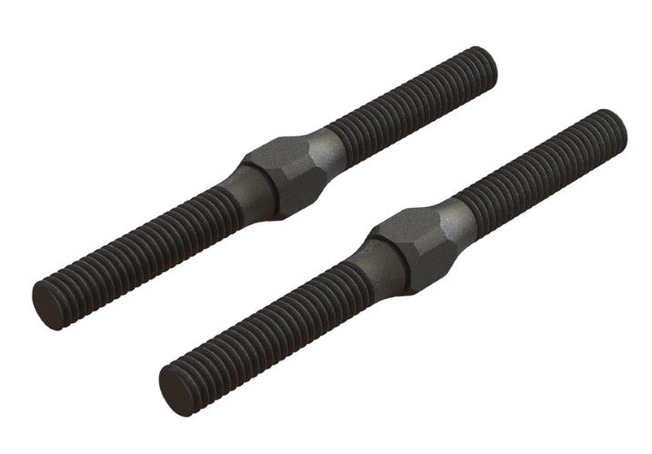Arrma ARA330542 Steel Turnbuckle M4x48mm Black (2Pieces) Big Rock Typon - PowerHobby