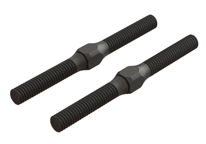 Arrma ARA330542 Steel Turnbuckle M4x48mm Black (2Pieces) Big Rock Typon - PowerHobby