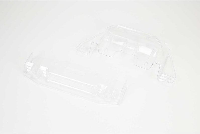 Arrma ARA410012 Clear Splitter And Diffuser Trimmed FELONY 6S BLX - PowerHobby