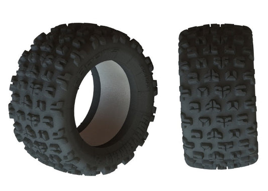 Arrma 1/5 dBoots Copperhead2 SB MT Front/Rear 2.8 Tire & Inserts (2) - PowerHobby
