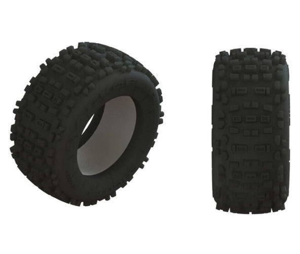 Arrma ARA520056 dBoots Backflip Tires & Inserts (2) Outcast 8S - PowerHobby