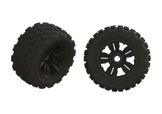 Arrma 1/5 dBoots Copperhead2 SB MT Front/Rear 3.8 Pre-Mounted Tires 17mm Hex - PowerHobby