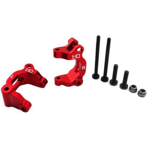 Hot Racing ARM1902 Aluminum Caster RED W/King Pins Arrma Raider Granite Vortex - PowerHobby