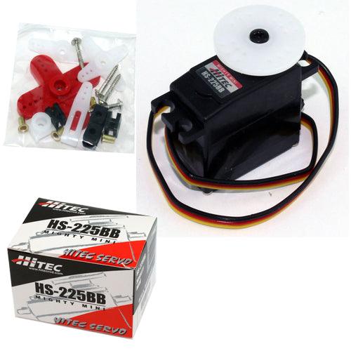 Hitec HS-225BB Mighty Mini / Micro BB Servo HS225BB / HS225 / 225HB 31225S - PowerHobby