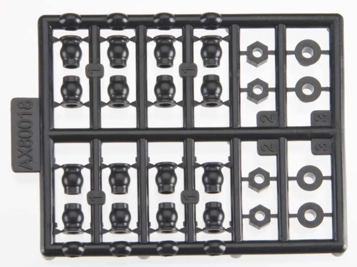 Axial AX80018 SCX10 AX10 EXO Wraith Score Bomber Nylon Hardware Parts Tree MAX-D - PowerHobby