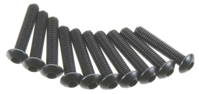 Axial AXA117 XR10 EXO Wraith Score MAX-D SCX10 Hex Socket Button Head Screws M3x15mm - PowerHobby