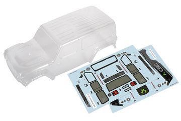 Axial AXI200000 2019 Jeep JLU CRC Body Clear & Precut SCX24 - PowerHobby