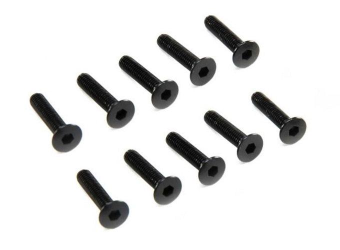 Axial AXI235178 M3 x 14mm Flat Head Screw (10) SCX10III - PowerHobby