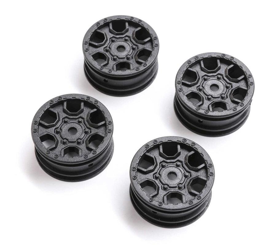 Axial AXI40006 1.0 Ford Bronco Wheel Black (4) SCX24 - PowerHobby