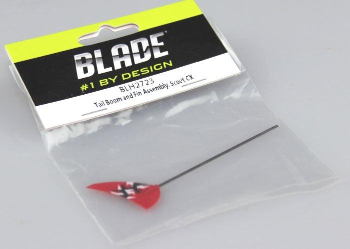 Blade Scout CX BLH2723 Tail Boom and Fin Assembly - PowerHobby