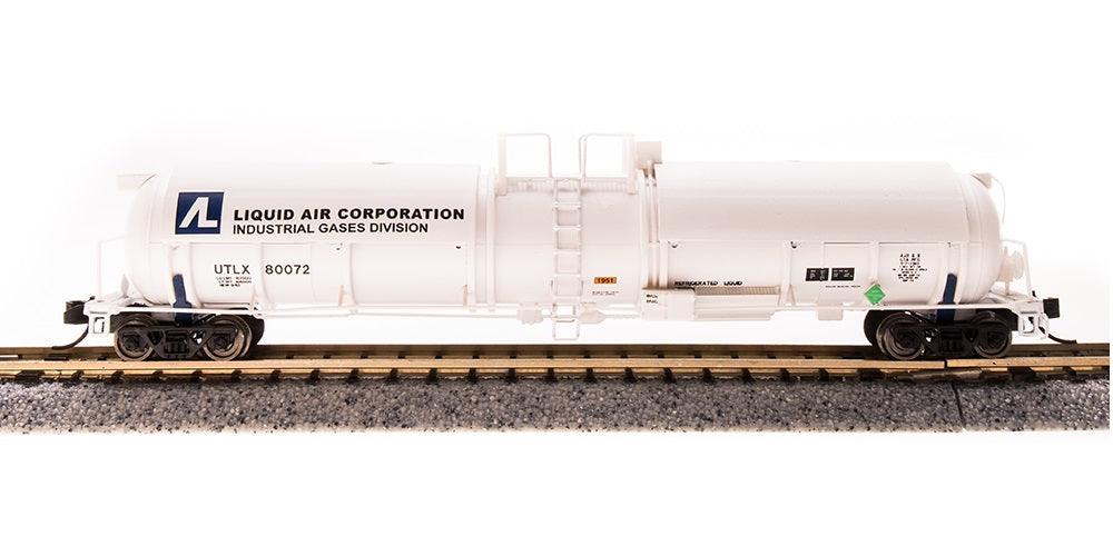 Broadway Limited 3732 N Cryogenic Tank Car Liquid Air Corporation Single Car - PowerHobby