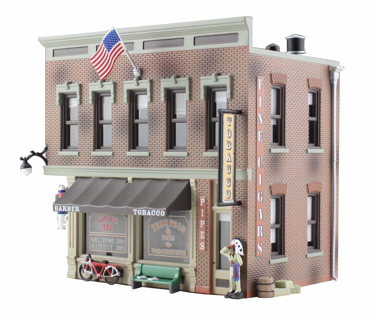 Woodland Scenics BR4923 N Corner Emporium Structure Built-&-Ready - PowerHobby