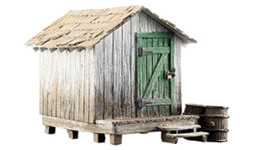 Woodland Scenics BR4948 N Scale Wood Shack - PowerHobby