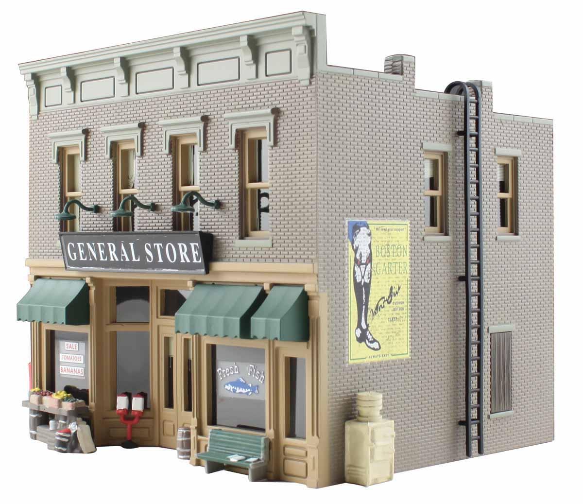 Woodland Scenics BR4925 N Lubener's General Store Structure Built-&-Ready - PowerHobby