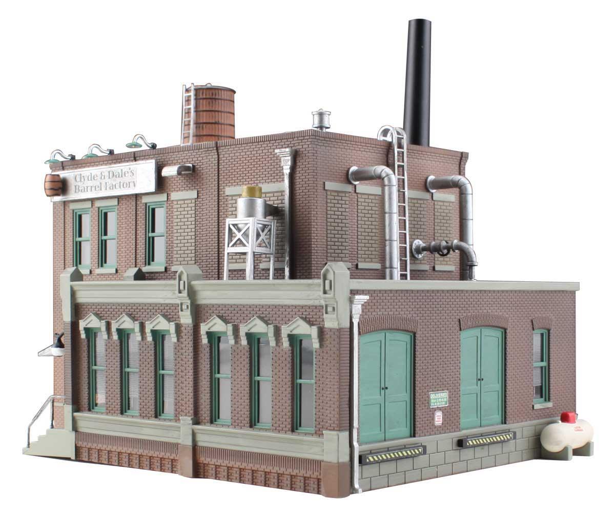 Woodland Scenics BR4924 N Clyde & Dale's Barrel Factory Structure Built-&-Ready - PowerHobby