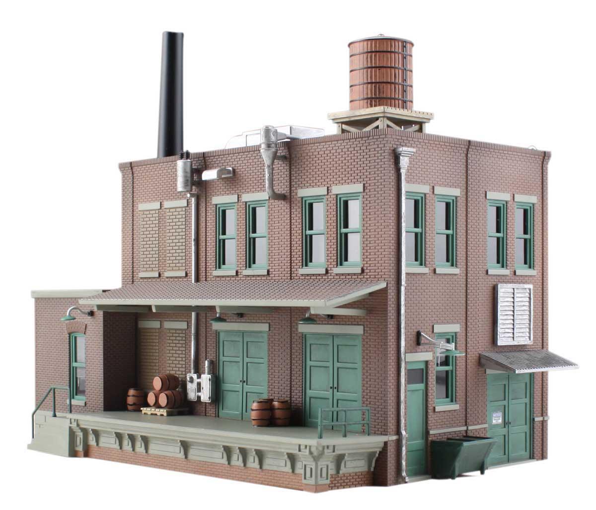 Woodland Scenics BR4924 N Clyde & Dale's Barrel Factory Structure Built-&-Ready - PowerHobby