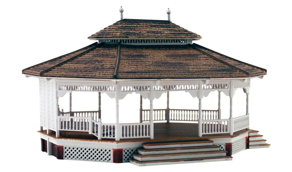 Woodland Scenics BR5035 HO Grand Gazebo Structure Built-&-Ready - PowerHobby