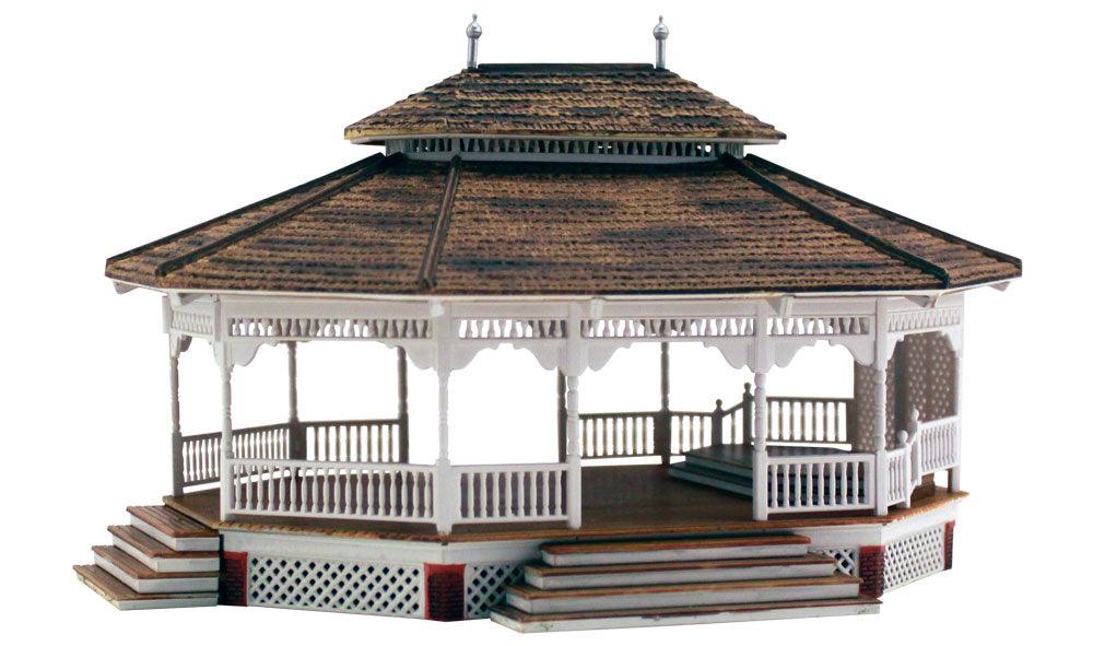 Woodland Scenics BR5035 HO Grand Gazebo Structure Built-&-Ready - PowerHobby
