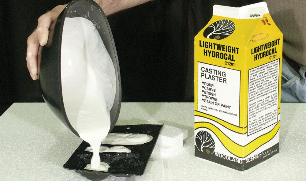 Woodland Scenics C1201 N/HO Lightweight Hydrocal 1/2 Gallon Train Scenery - PowerHobby